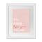 11" x 14" Eat Sleep Love White Framed Print Wall Art